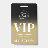 ゴールドVIPオールアクセスパスイベント バッジ (正面)