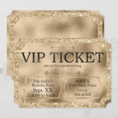 ゴールドVIPチケット スペシャルイベント 招待状 (正面/裏面)