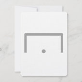 ゴールフラットノートカード ノートカード (裏面)