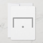 ゴールフラットノートカード ノートカード (正面)