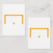 ゴールフラットノートカード ノートカード (正面/裏面)