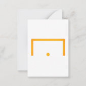 ゴールフラットノートカード ノートカード (裏面)