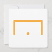 ゴールフラットノートカード ノートカード (裏面)