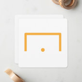 ゴールフラットノートカード ノートカード (正面/裏面インサイチュ)