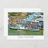 ゴールワポストカード – 木製ボートフェスティバル ポストカード (正面/裏面)