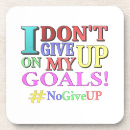 「ゴール与えを上げない」かわいいデザイン。買今 コースター