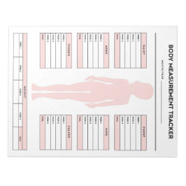 ゴール体測定トラッカー重量損失フィットネス ノートパッド