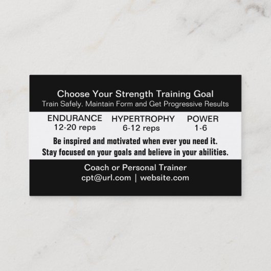 ゴール名刺 名刺 (裏面)