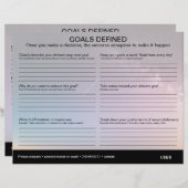 ゴール定義ワークシート (正面/裏面)