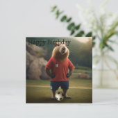 「ゴール得点キャピバラ：究極のサッカーのスター！」 カード (スタンド正面)