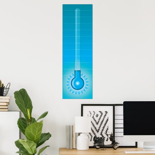 ゴール温度計 ポスター (ホームオフィス)