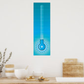 ゴール温度計 ポスター (キッチン)