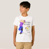 ゴール線おもしろい Tシャツ (正面フル)