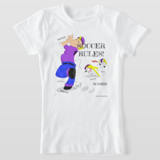 ゴール線おもしろい Tシャツ