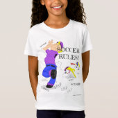 ゴール線おもしろい Tシャツ (正面)