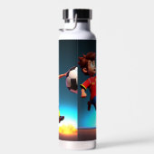 ゴール限定アニメ少年の完璧なキック» ウォーターボトル (右面)