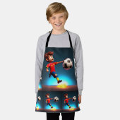 ゴール限定アニメ少年の完璧なキック» エプロン (着用した状態)