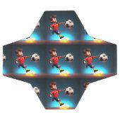 ゴール限定アニメ少年の完璧なキック» サッカーボール (フラット)