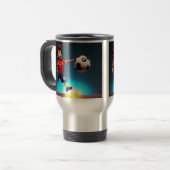 ゴール限定アニメ少年の完璧なキック» トラベルマグ (正面左)