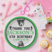 ゴール!サッカーの第5回誕生日パーティー ペーパープレート (パーティー)