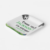 ゴール!サッカーの第5回誕生日パーティー ペーパープレート (傾斜あり)