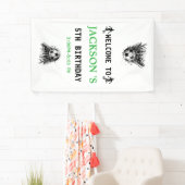 ゴール!サッカーの第5回誕生日パーティー 横断幕 (インサイチュ)