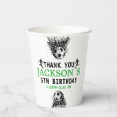 ゴール!サッカーの第5回誕生日パーティー 紙コップ (裏面)