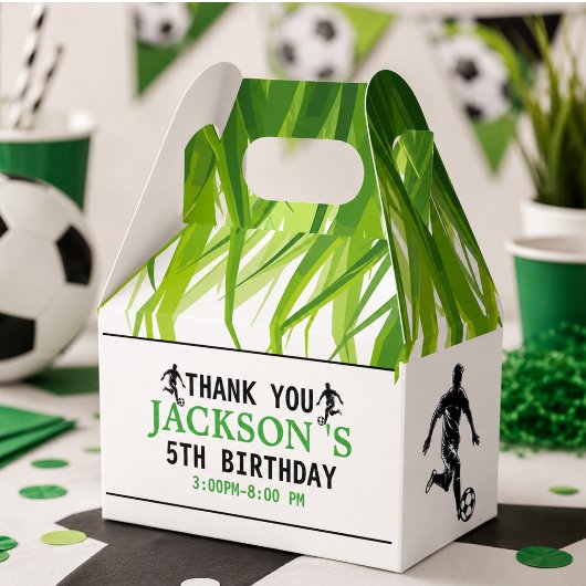 ゴール!サッカー5歳の誕生日パーティー フェイバーボックス
