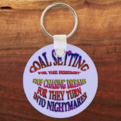 ゴール:ストップ夢を追いかける キーホルダー (正面)