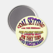 ゴール:ストップ夢を追いかける マグネット (正面/裏面)