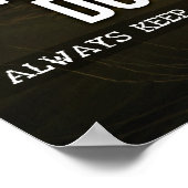 ゴール – ハッスル、ジム、成功 – Tiger やる気を起こさせる ポスター (角)