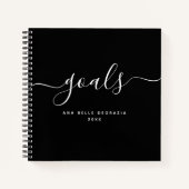 ゴール:モダン書道ミニマルタイポグラフィシック ノートブック (正面)