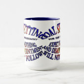 ゴール:何も期待しない マグカップ (中央)