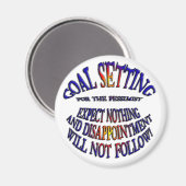 ゴール:何も期待しない マグネット (正面/裏面)