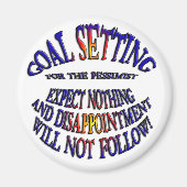 ゴール：何も期待しない マグネット (正面)