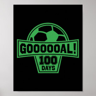 ゴール!100日間の学校サッカー 100日目の学校 ポスター