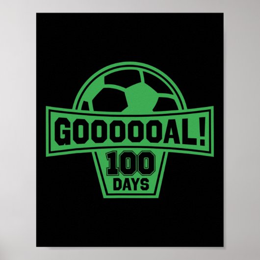 ゴール!100日間の学校サッカー 100日目の学校 ポスター (正面)