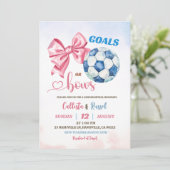 ゴール or ボウズ 性別発表 招待状 (スタンド正面)