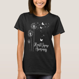 ゴーレッドリボン彼の病気の認識度月アメリカ Tシャツ