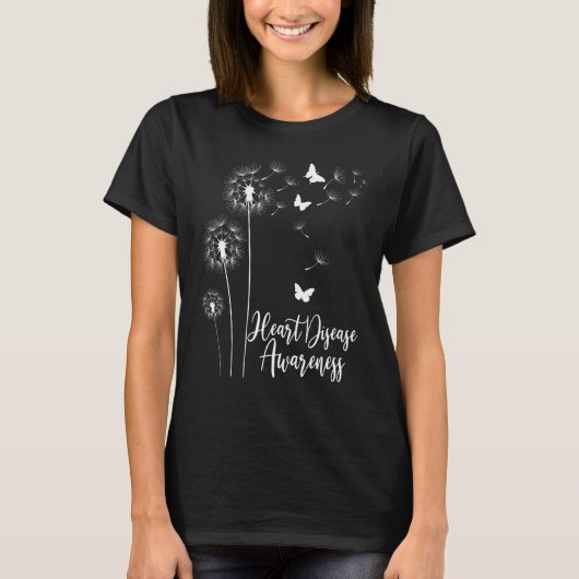 ゴーレッドリボン彼の病気の認識度月アメリカ Tシャツ (正面)