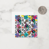 ゴーレトロカクテルナプキン紙プレート ノートカード (正面/裏面インサイチュ)