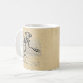 ゴーレムが大釜を蒸す コーヒーマグカップ (正面左)