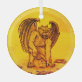 ゴーレムガルゴイル ガラスオーナメント (正面)