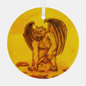 ゴーレムガルゴイル ガラスオーナメント (裏面)