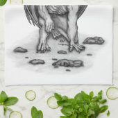 ゴーレムガルゴイル キッチンタオル (折り畳み)