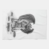 ゴーレムガルゴイル キッチンタオル (横)