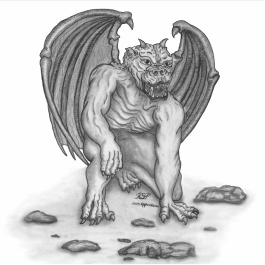 ゴーレムガルゴイル シール (正面)