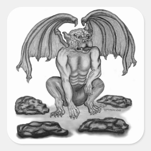 ゴーレムガルゴイル スクエアシール (正面)