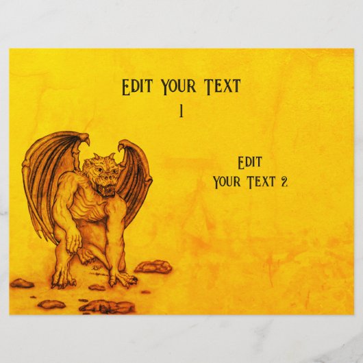 ゴーレムガルゴイル チラシ (正面)