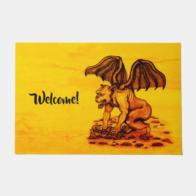 ゴーレムガルゴイル ドアマット (正面)